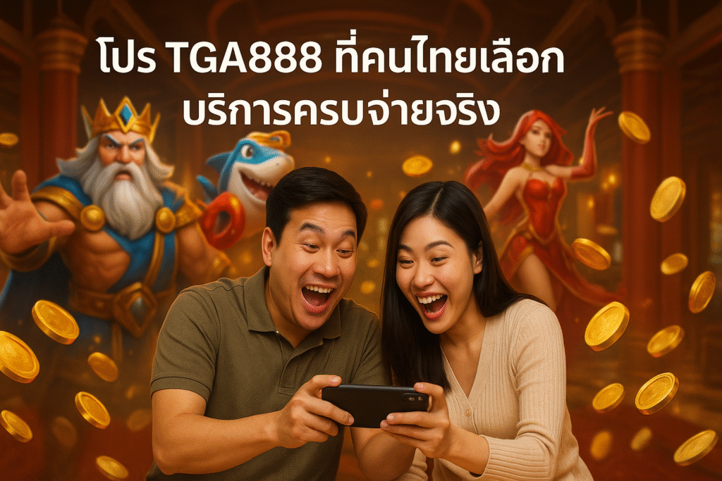โปร TGA888 ที่คนไทยเลือก บริการครบจ่ายจริง