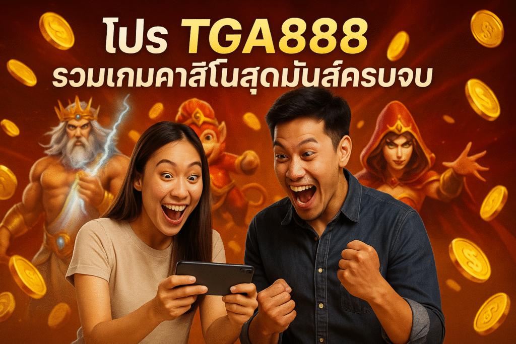 โปร TGA888 รวมเกมคาสิโนสุดมันส์ครบจบ