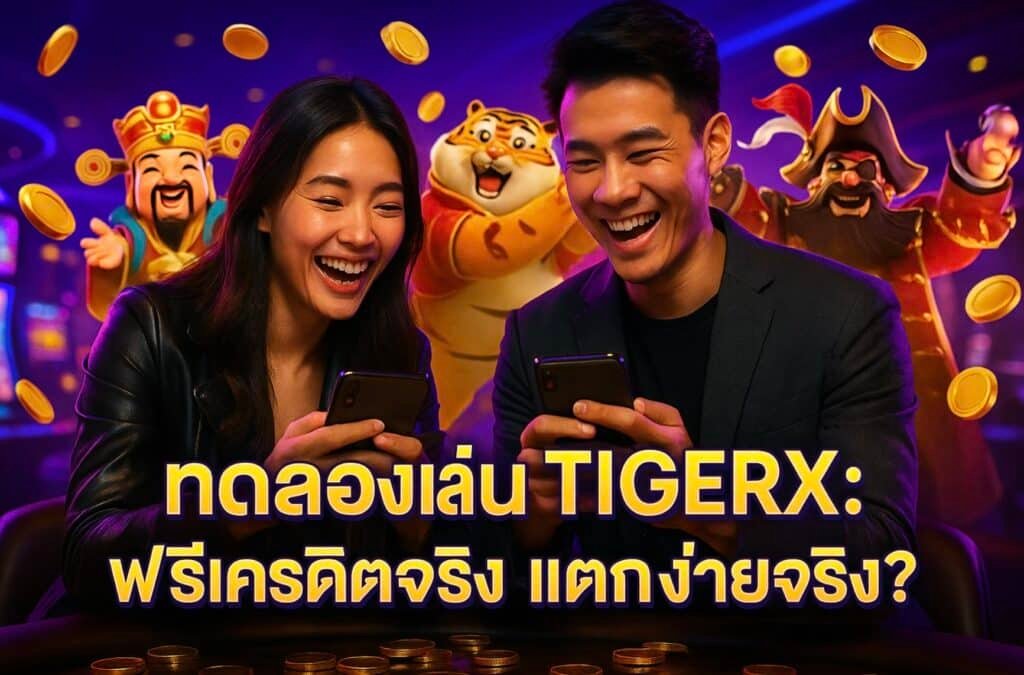 ทดลองเล่น TIGERX ฟรีเครดิตจริง แตกง่ายจริง